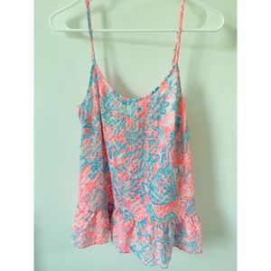 NWOT Lilly Pulitzer Coral Top, Summer Siren